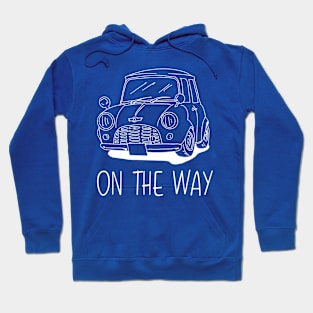 vintage car cartoon drawing Hoodie